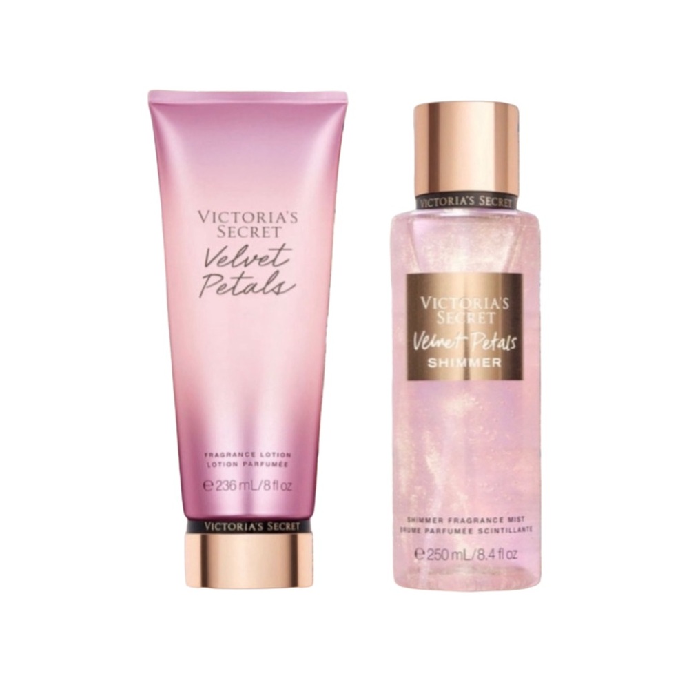 Victoria’s Secret Velvet Petals Shimmer Mist And Lotion